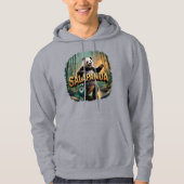Salapanda Illustratie Combo Creature Grappig Hoodie (Voorkant)