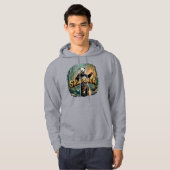 Salapanda Illustratie Combo Creature Grappig Hoodie (Voorkant volledig)