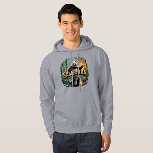 Salapanda Illustratie Combo Creature Grappig Hoodie (Voorkant volledig)