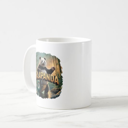 Salapanda Illustratie Combo Creature Grappig Koffiemok (Voorkant links)