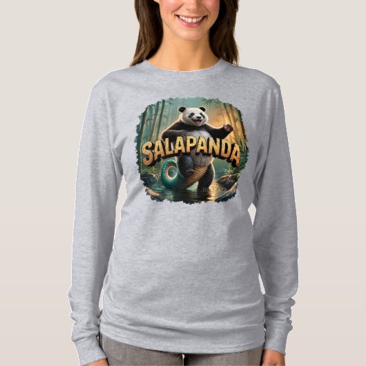 Salapanda Illustratie Combo Creature Grappig T-shirt (Voorkant)