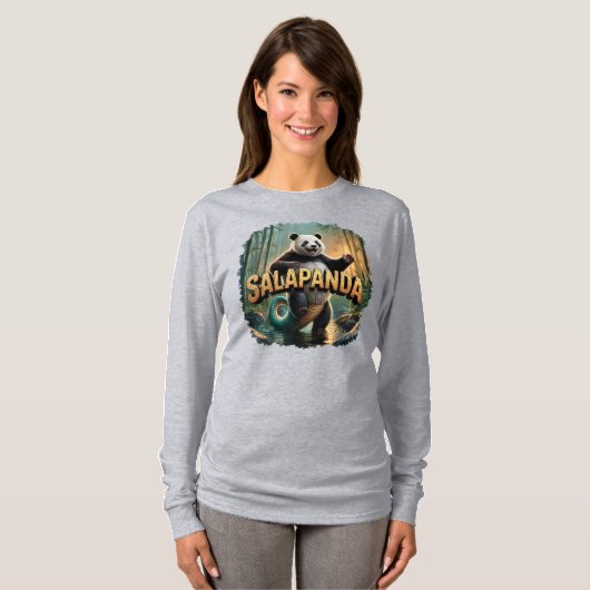 Salapanda Illustratie Combo Creature Grappig T-shirt (Voorkant volledig)