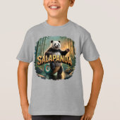 Salapanda Illustratie Combo Creature Grappig T-shirt (Voorkant)