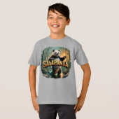 Salapanda Illustratie Combo Creature Grappig T-shirt (Voorkant volledig)