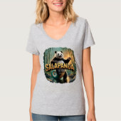 Salapanda Illustratie Combo Creature Grappig T-shirt (Voorkant)