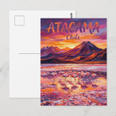 Salar de Atacama Chili Briefkaart (Voorkant / Achterkant)