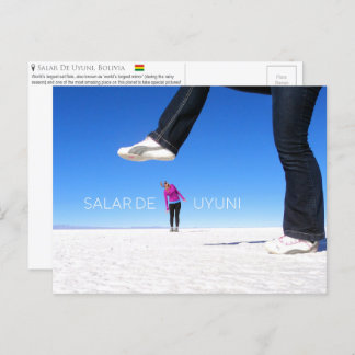 Salar de Uyuni, Bolivia Briefkaart
