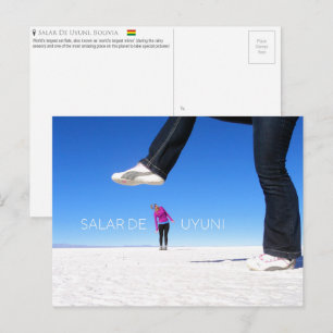 Salar de Uyuni, Bolivia Briefkaart