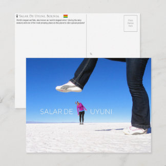 Salar de Uyuni, Bolivia Briefkaart