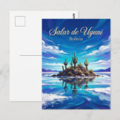 Salar de Uyuni Bolivia Briefkaart (Voorkant / Achterkant)