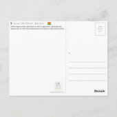 Salar de Uyuni, Bolivia Briefkaart (Achterkant)