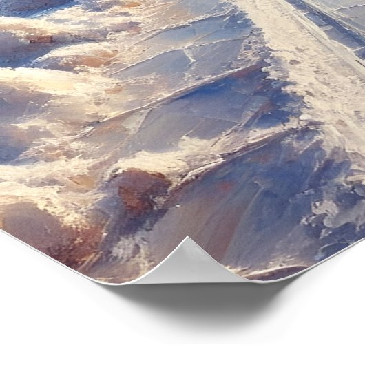 Salar de Uyuni, Bolivia Poster (Hoek)