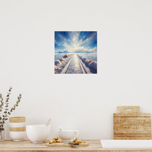 Salar de Uyuni, Bolivia Poster (Keuken)