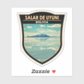 Salar de Uyuni Bolivia Reizen Kunst Badge Sticker (Vel)