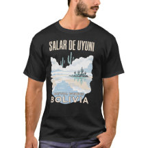 Salar de Uyuni Bolivia Vintage Reisposter Retro