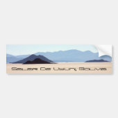 Salar de Uyuni Bumpersticker (Voorkant)