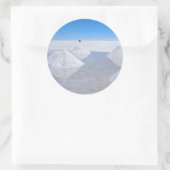 Salar de Uyuni-pleisters Ronde Sticker (Tas)