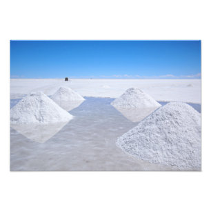 Salar de Uyuni zout platte foto's Foto Afdruk