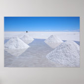 Salar de Uyuni zout platte posters (Voorkant)