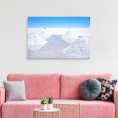 Salar de Uyuni zoutvlakten canvas print (Insitu (Woonkamer))