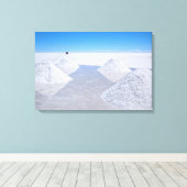 Salar de Uyuni zoutvlakten canvas print (Insitu (Houten vloer))