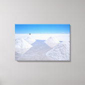 Salar de Uyuni zoutvlakten canvas print (Voorkant)