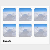 Salar de Uyuni zoutvlakten foto sticker (Vel)