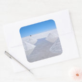Salar de Uyuni zoutvlakten foto sticker (Envelop)