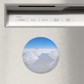 Salar de Uyuni zoutvlakten ronde magneet (Insitu (Vaatwasser))