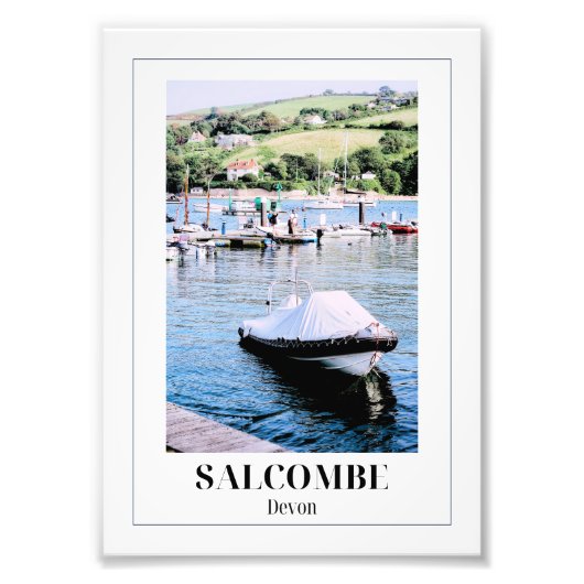 Salcombe, Devon Foto Afdruk (Voorkant)