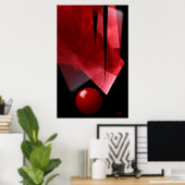 "Saldo" Abstract Poster (Thuiskantoor)