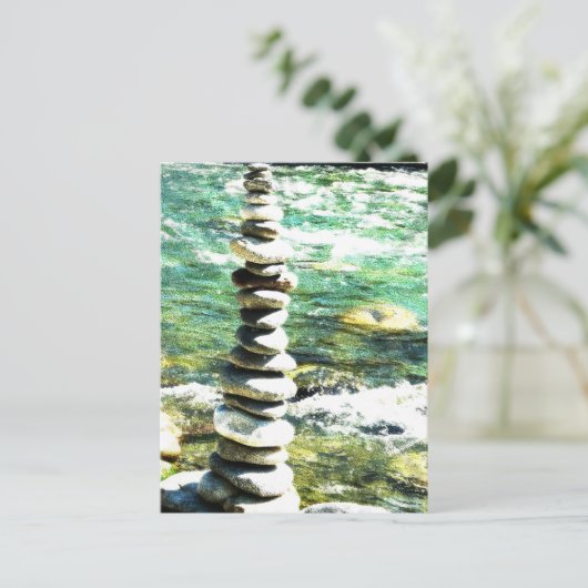 Saldo. Briefkaart (Staand voorkant)