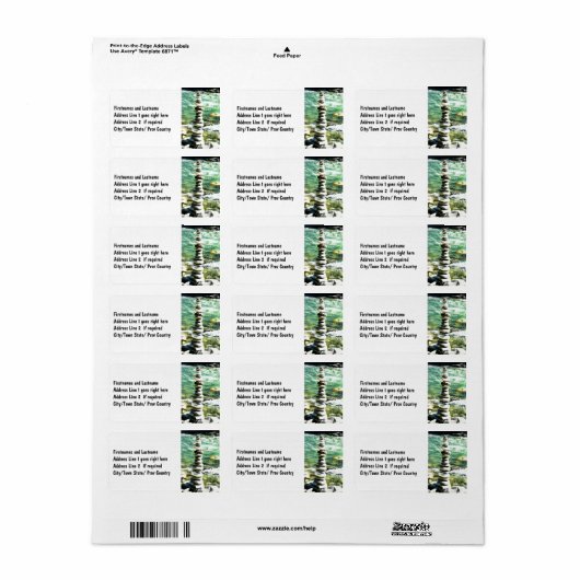 Saldo. Etiket (Full Sheet)