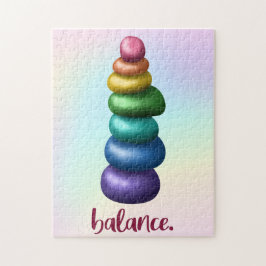 Saldo. Opwindende regenboogpuzzel Legpuzzel