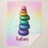 Saldo. Rainbow Rocks Sherpa Deken (Voorkant)