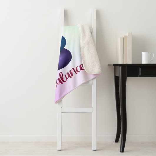 Saldo. Rainbow Rocks Sherpa Deken (In situ)