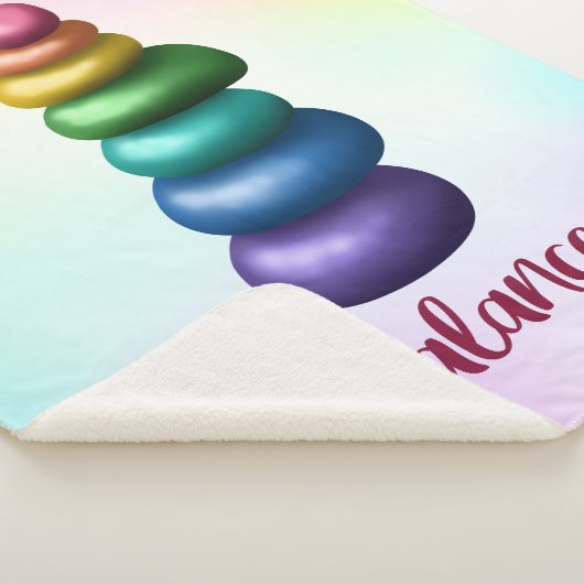 Saldo. Rainbow Rocks Sherpa Deken (3/4)