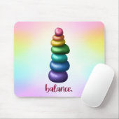 Saldo. Rainbow Stacking Rocks Muismat (Met muis)