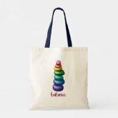 Saldo. Rainbow Stacking Rocks Tas (Achterkant)