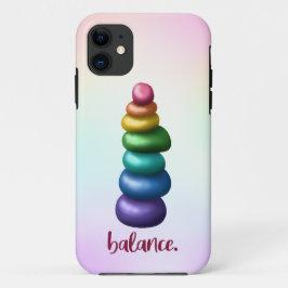 Saldo. Rainbow Stacking Stones Phone Case