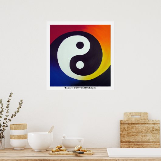 Saldo van de HOELstudio in 2007 Poster (Keuken)