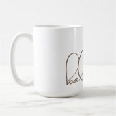 Saldo, wit, Yoga Cool, modern Koffiemok (Links)