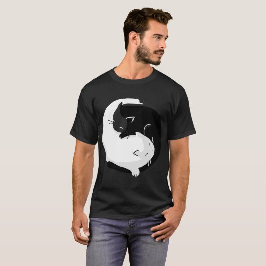 Saldo, Yang-yin Katten T-shirt (Voorkant volledig)