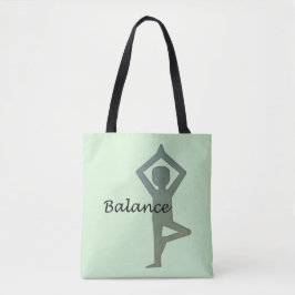 Saldo Yoga Pose Tote Bag