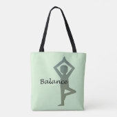 Saldo Yoga Pose Tote Bag (Achterkant)