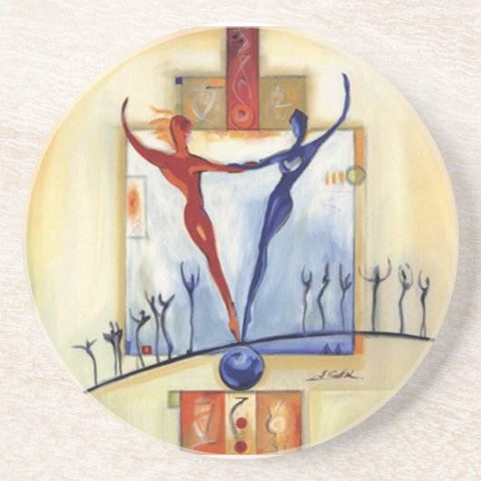 saldo zandsteen onderzetter (Voorkant)