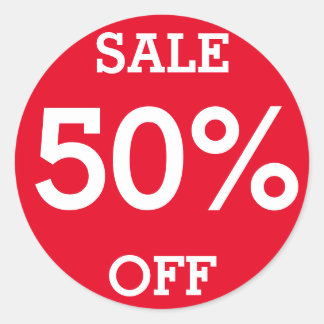 SALE 50% OFF verwisselbare Ovale vorm Ronde Sticker