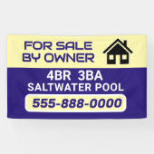"Sale by Owner" customized banner (Horizontaal)