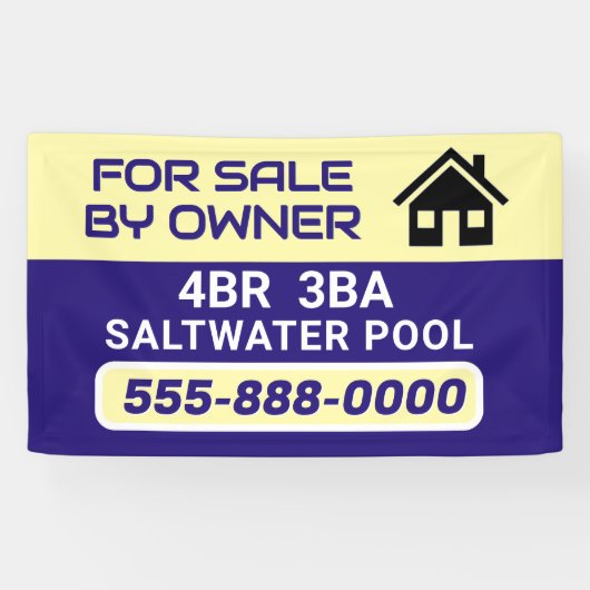 "Sale by Owner" customized banner (Horizontaal)