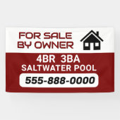 "Sale by Owner" customized banner (Horizontaal)